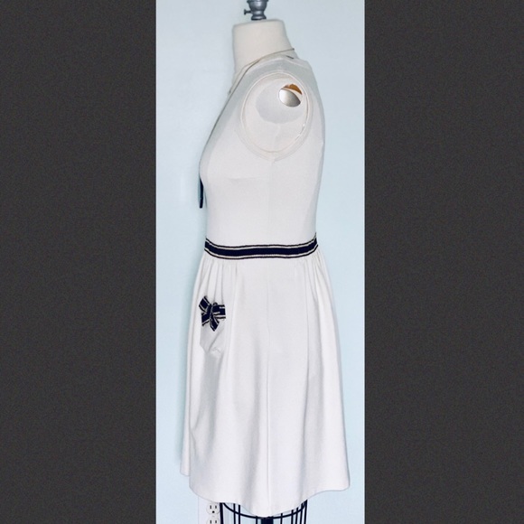 Red Valentino Beige Mini-Dress Size M - Picture 5 of 7